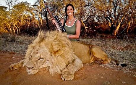 An American television presenter has prompted outrage by boasting online that she had killed a lion in South Africa 