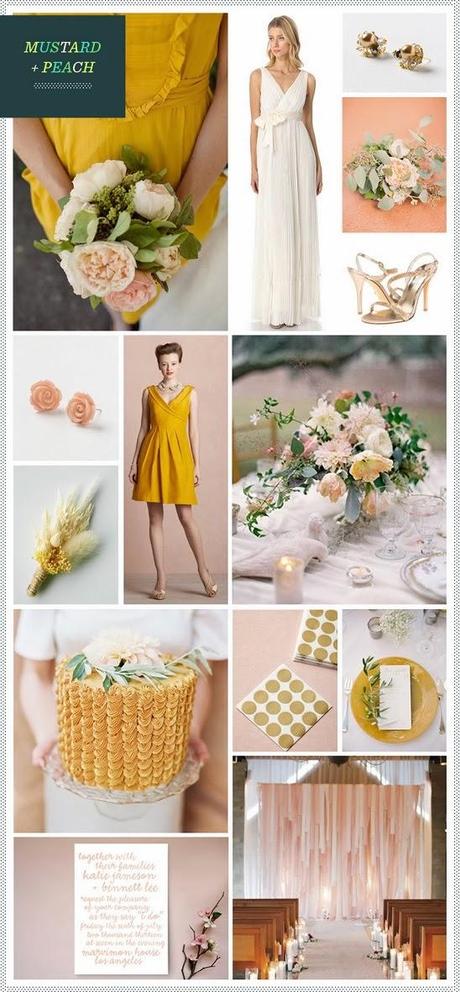 Mustard & Peach Wedding Inspiration @Revel