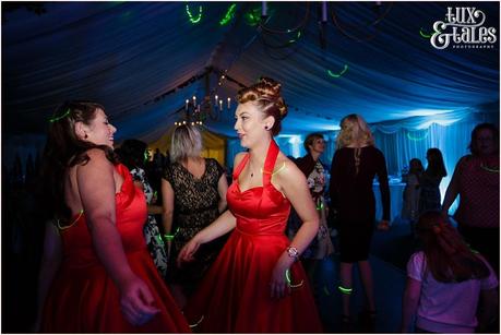 Julia & Chris Got Married! | Wedding Photography Vintage bridesmaids dancing yorkshire wedding photography