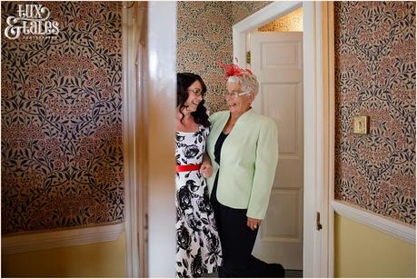 Julia & Chris Got Married! | Wedding Photography Yorkshire wedding phtoography brides mother and sister laughing