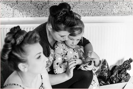 Julia & Chris Got Married! | Wedding Photography Yorkshire bridesmaids cuddling