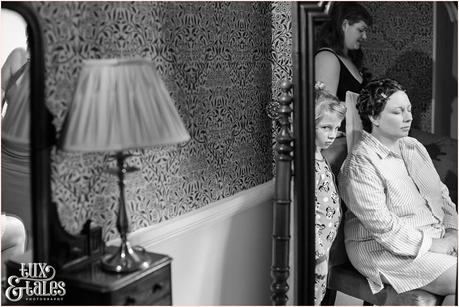 Julia & Chris Got Married! | Wedding Photography 1950s inspired Wedding Photography Bride getting ready