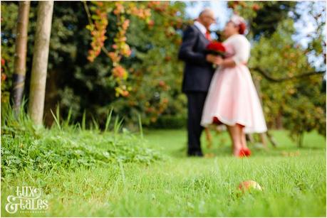 Julia & Chris Got Married! | Wedding Photography Apple orchard wedding pose