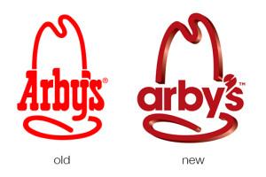 Is Arby’s trying on a new hat, so soon? From a nice review on DesignShack by Joshua Johnson a little over a year ago. Compare this “new” hat’s lowercase “a” and apostrophe to the hat Uriaha caught on his iPad.