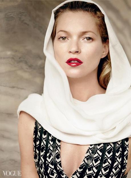 KATE MOSS in Istanbul by Mario Testino