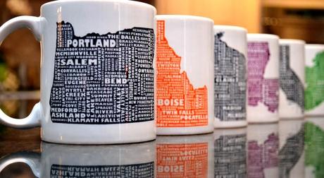 Great gift idea! Typography map art from Map My State! (And a coupon code)