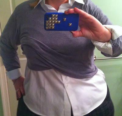 Frugal Fashion Friday - Instant DIY Cropped Sweater