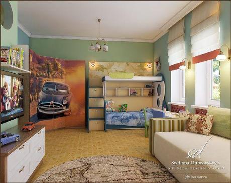 Luxury Kids Bedroom Interior Design Inspiration by Svetlana Dubrovskaya
