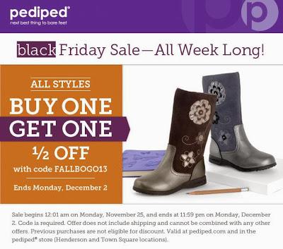 Announcing pediped’s Black Friday Sale All Week Long: The One pediped BOGO Sale of the Year!
