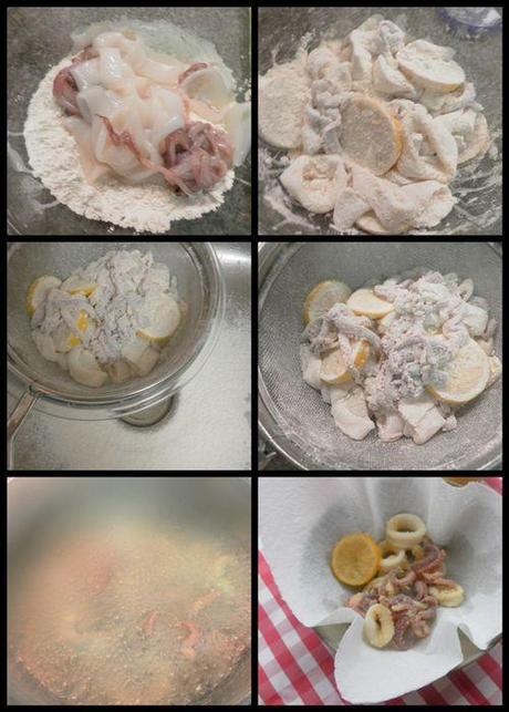 Fried calamari- collage2