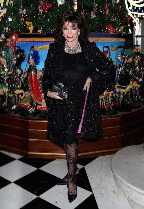 Dolce & Gabbana’s Christmas tree for Claridge’s Hotel in London Joan Collins attends Claridge's Christmas Tree By Dolce & Gabbana launch party at Claridge's Hotel on November 26, 2013 in London, England. (Photo by David M. Benett/Getty Images for Claridge's)
