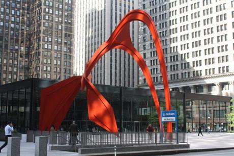 chicago red sculpture