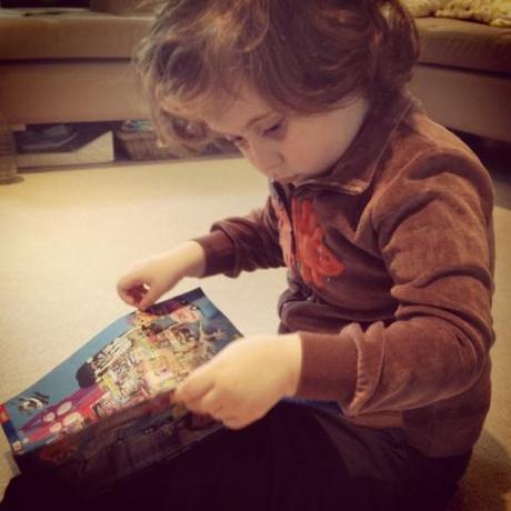 Making his list - 338/365 Making his list - 338/365