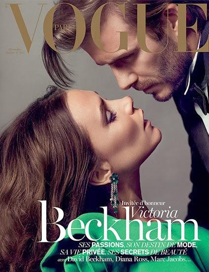 Victoria Beckham & David Beckham by Inez & Vinoodh for Vogue Paris December 2013/January 2014