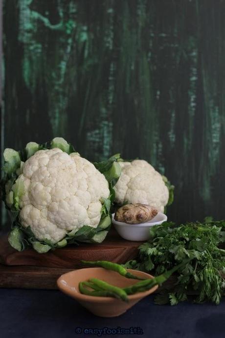 TANDOORI GOBHI PARANTHA (Oven-baked Cauliflower Stuffed Rustic Flatbread)