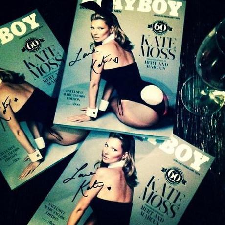 Kate Moss by Mert & Marcus for Playboy January / February 2014 