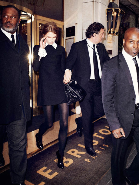 Caroline Brasch Nielsen by Terry Richardson for Vogue Paris December 2013 / January 2014