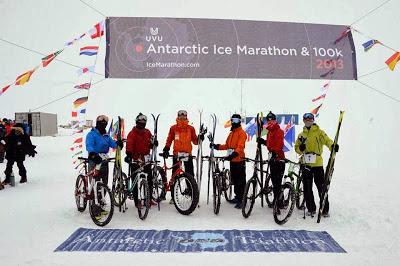 the marathon race at ...... 'Antarctica' ... !!! the coolest one...