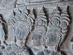 Deep carved bas-reliefs