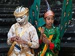 Monkey and Garuda costumes