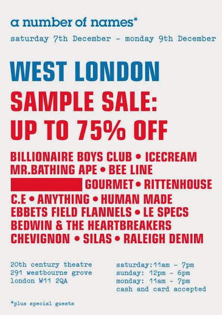 a number of names* SAMPLE SALE