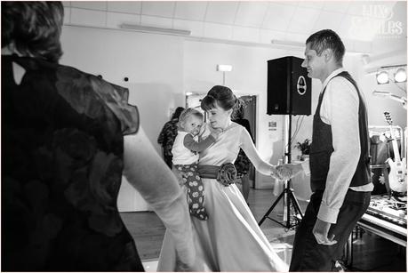 Yorkshire Wedding Photography | Katie & Gavin Got Married! Bride holds son during dance at Hull wedding