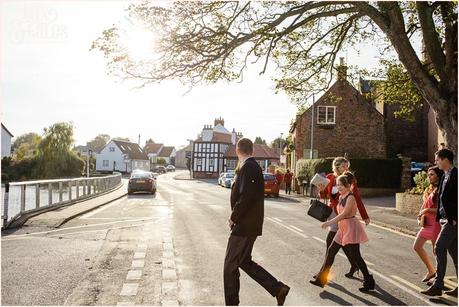 Yorkshire Wedding Photography | Katie & Gavin Got Married! Swanland groom walks to wedding at Swanland Town Hall