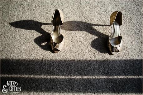 Yorkshire Wedding Photography | Katie & Gavin Got Married! Gold glittery shoes at Hull Yorkshire wedding