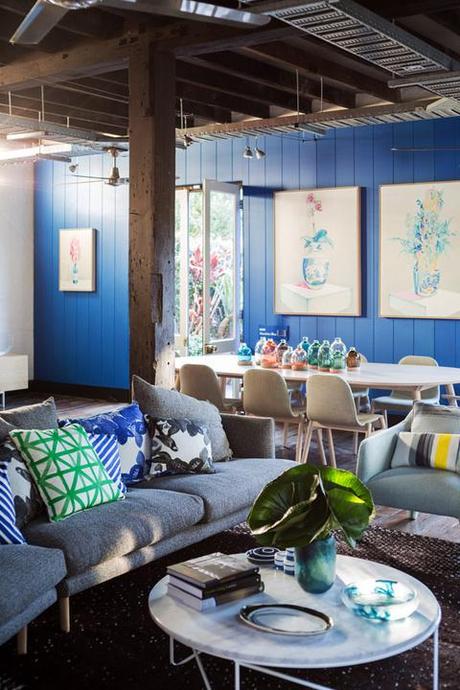 Design Files house Sydney Australia color Jardan furniture living room