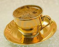 Coffee...... Gold coffee  and ...... gold in coffee... !!!