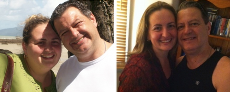 2008 - 2013.... me and my husband, someone who has been my biggest supporter and embraced LCHF with me!