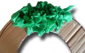 Easy Crepe Paper Wreath