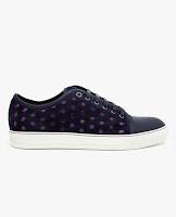 Smile With Your Feet:  Lanvin Perforated Suede Trainers