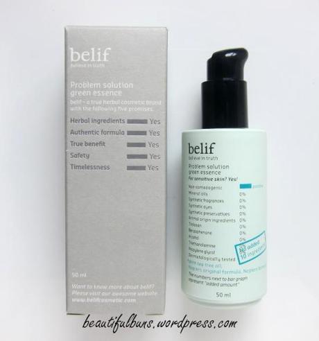 Belif Problem Solution Green Essence Belif problem solution green essence
