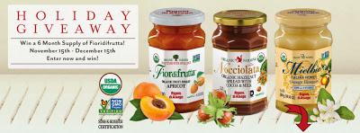 Reminder! Enter to Win a 6-Month Supply of Rigoni di Asiago's Fruit Spreads ~ Deadline: December 15th!