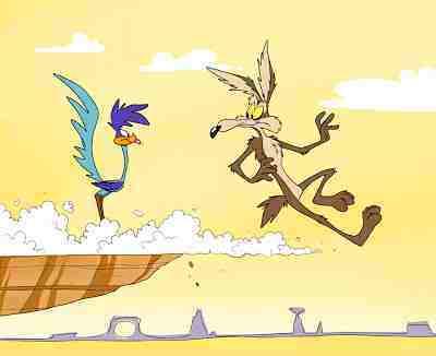 I think W.E. Coyote's like me always find their way to Road Runners.  It's a cosmic match up.