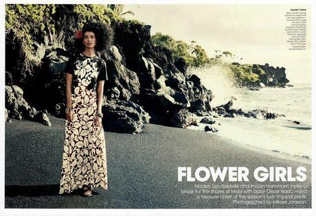 “Flower Girls” by Mikael Jansson for Vogue US January 2014