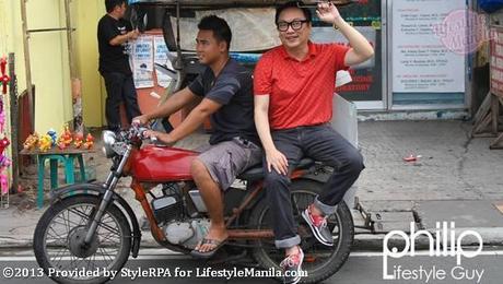 Philip Lifestyle Guy on Tricycle in Quezon City