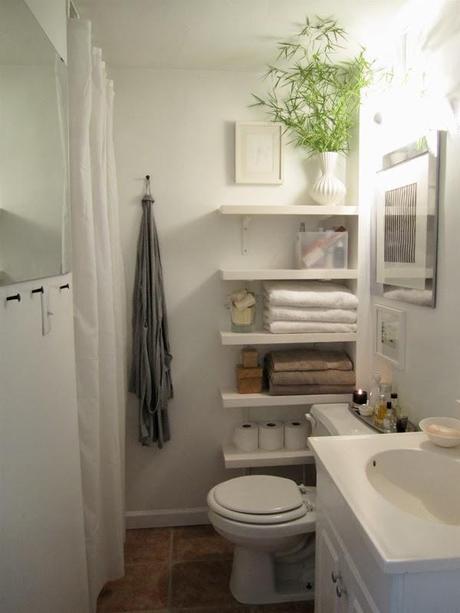 Make your tiny bathroom gorgeous AND functional!
