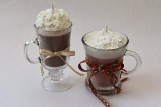 Last Minute DIY Gift - Hot Cocoa Candle