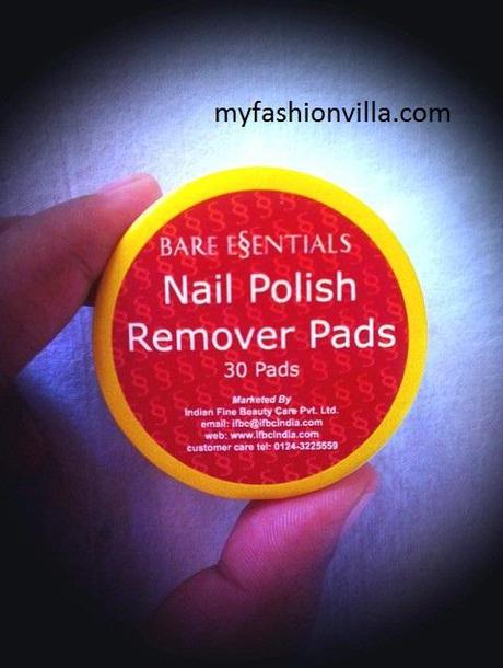 Bare Essentials Nail Polish Remover Pads 