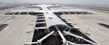Shenzhen’s futuristic airport terminal