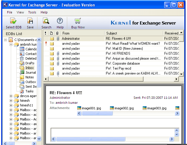 How to Convert MS Exchange Database Files to MS Outlook PST Files in ...