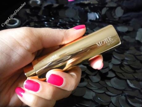 Oriflame MORE by Demi Lipstick: Pink Drama (Review n Swatches)