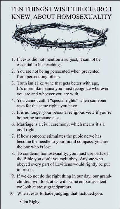 Homosexuality And The Church