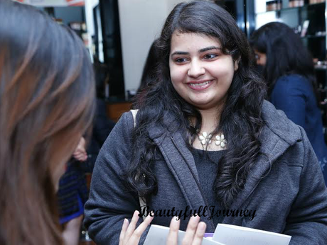 Launch event of FACES Canada New Crystal Sandy Nail Lacquers Ultime Pro Sand Coat. That's me :P