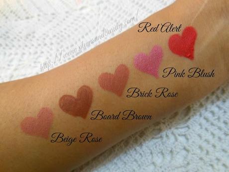 NEW! Lakme 9 to 5 Lip Liners : Swatches NEW! Lakme 9 to 5 Lip Liners : Swatches