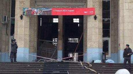 Entry to Volgograd Train station after the bombing.