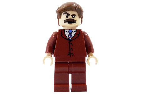 Ron Burgundy Lego Minifigure