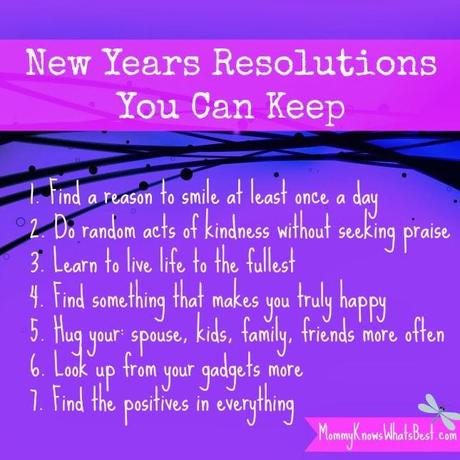 New Years Resolutions That You Can Keep All Year